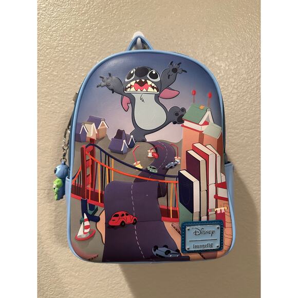 NWOT Loungefly Disney Lilo & Stitch Badness Level Mini Backpack - Picture 1 of 8